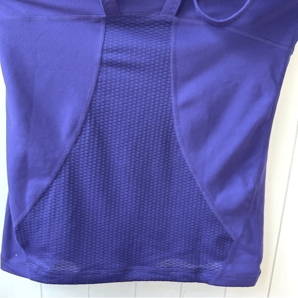 Adidas Women's Purple Criss Cross Workout Tank Top, Size Small. - Picture 7 of 11